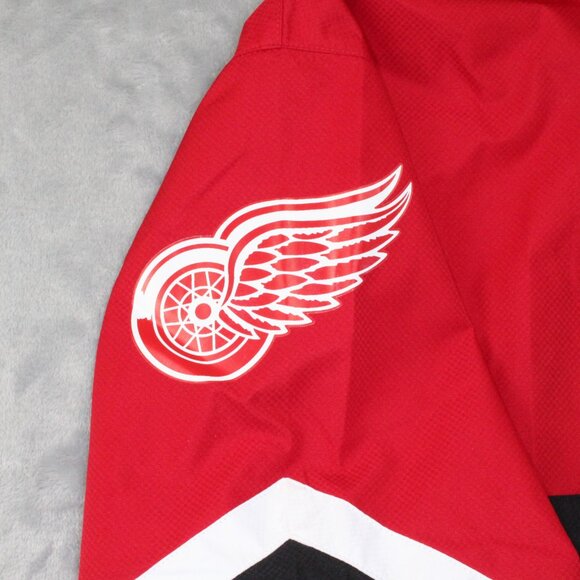 Detroit Red Wings Hooded Long Sleeve Windbreaker Jacket Men's Size XL - Picture 6 of 13